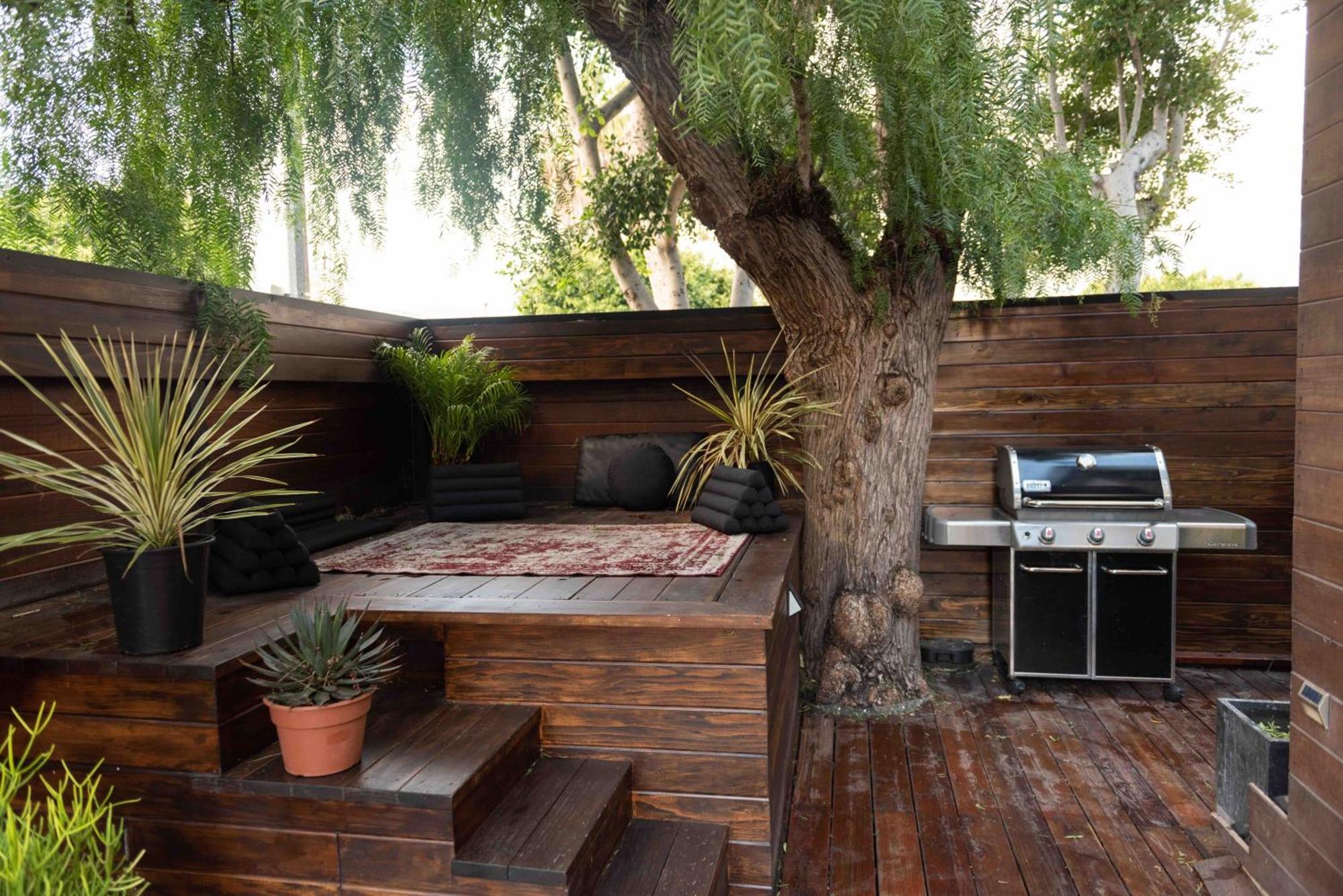 Venice Beach Studio With Large Private Patio Steps To The Beach 로스앤젤레스 외부 사진